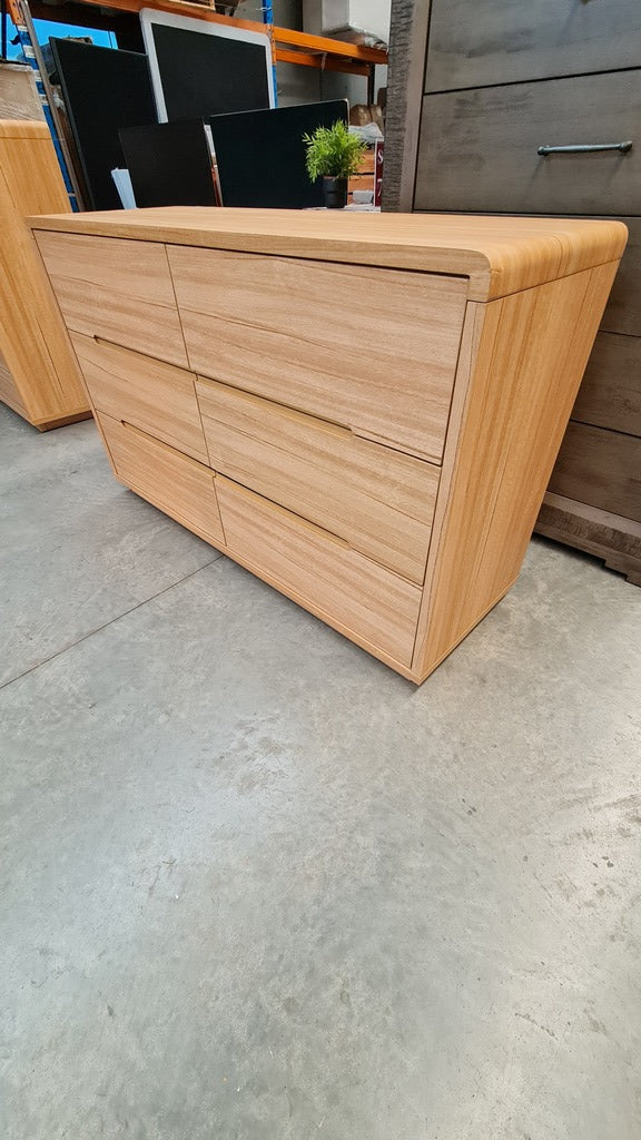 Arcadia Ash Scandi 6 Drawer Dresser