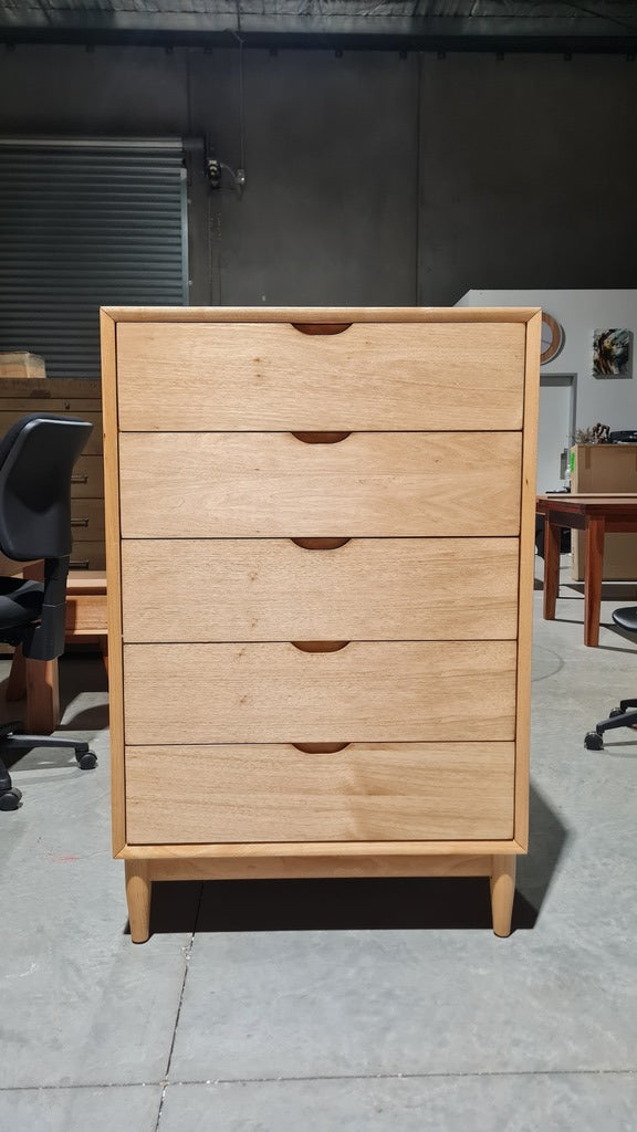 LIGHT OAK SCANDI TALLBOY