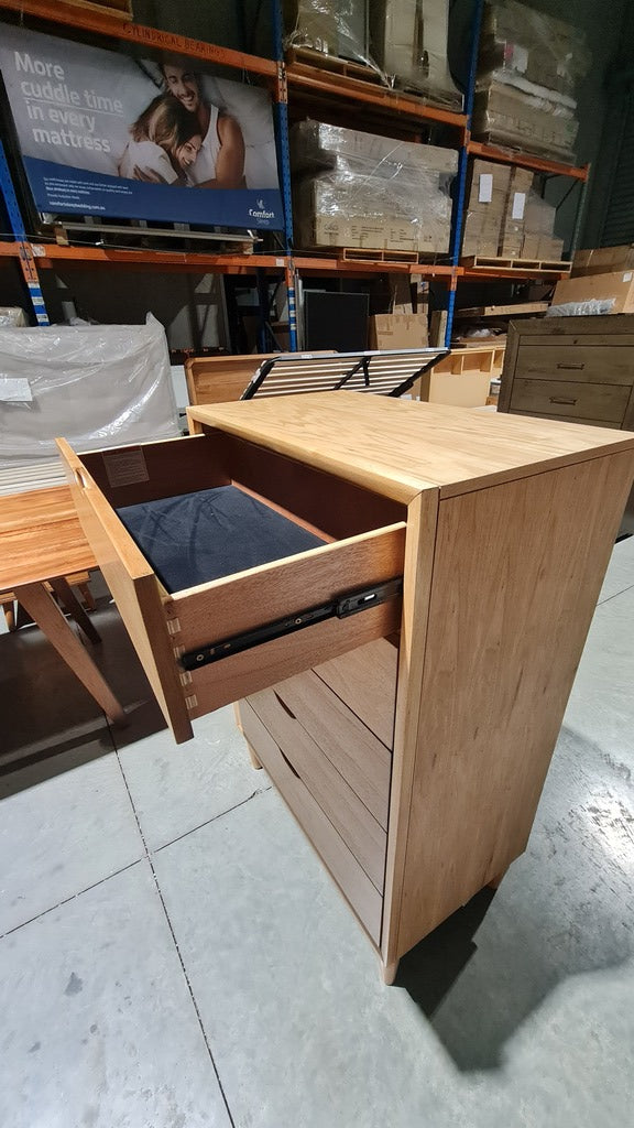 LIGHT OAK SCANDI TALLBOY