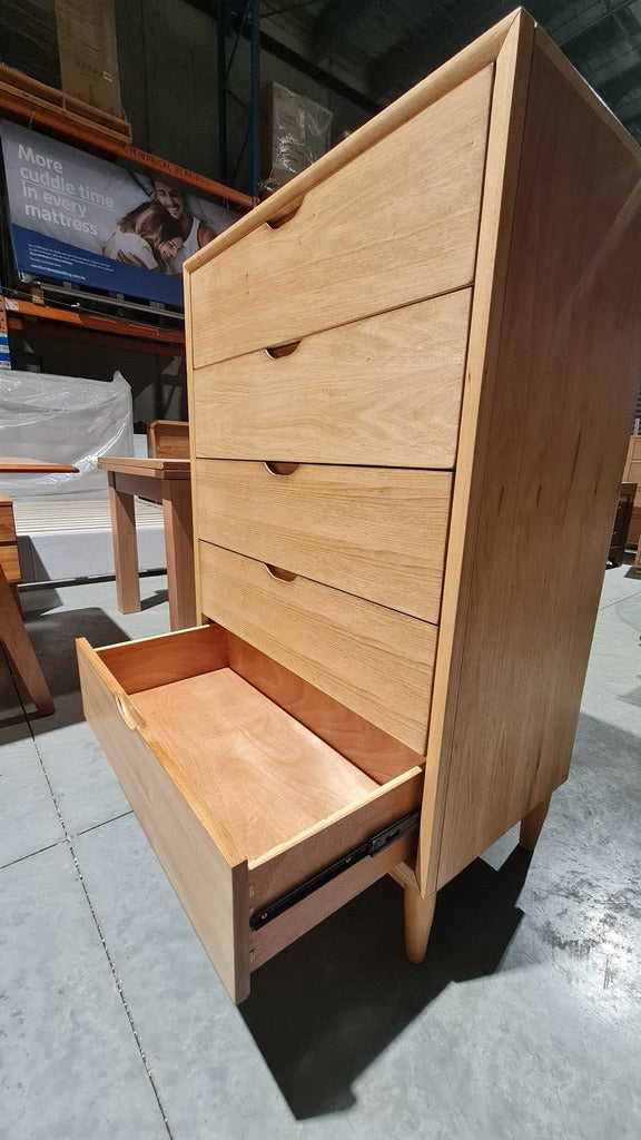 LIGHT OAK SCANDI TALLBOY