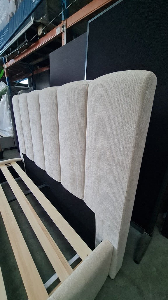 Contemporary Quilted Queen Bed