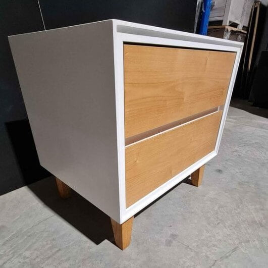 Belmont 2-Drawer Bedside Table