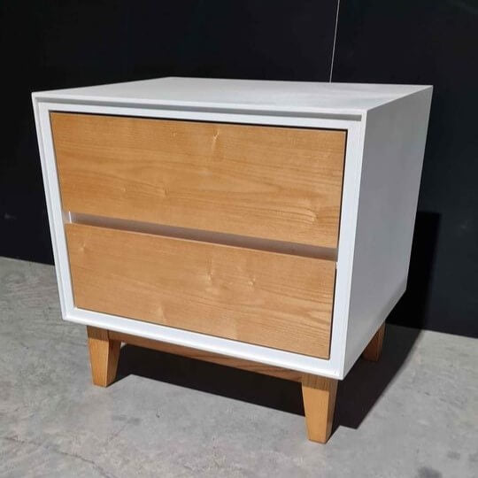 Belmont 2-Drawer Bedside Table