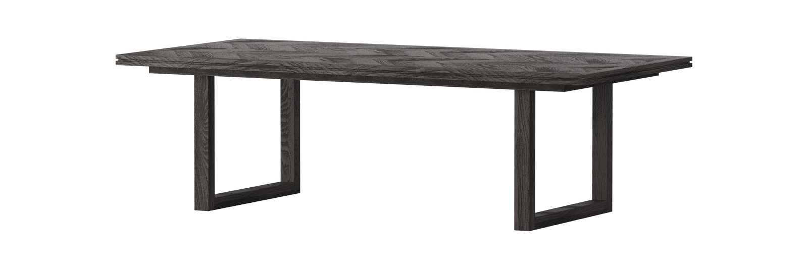 Calder 3 - Piece Dining Setting (1 X 2.5M Dining Table + 2 X 2.4M Bench Seats) - clearance furniture