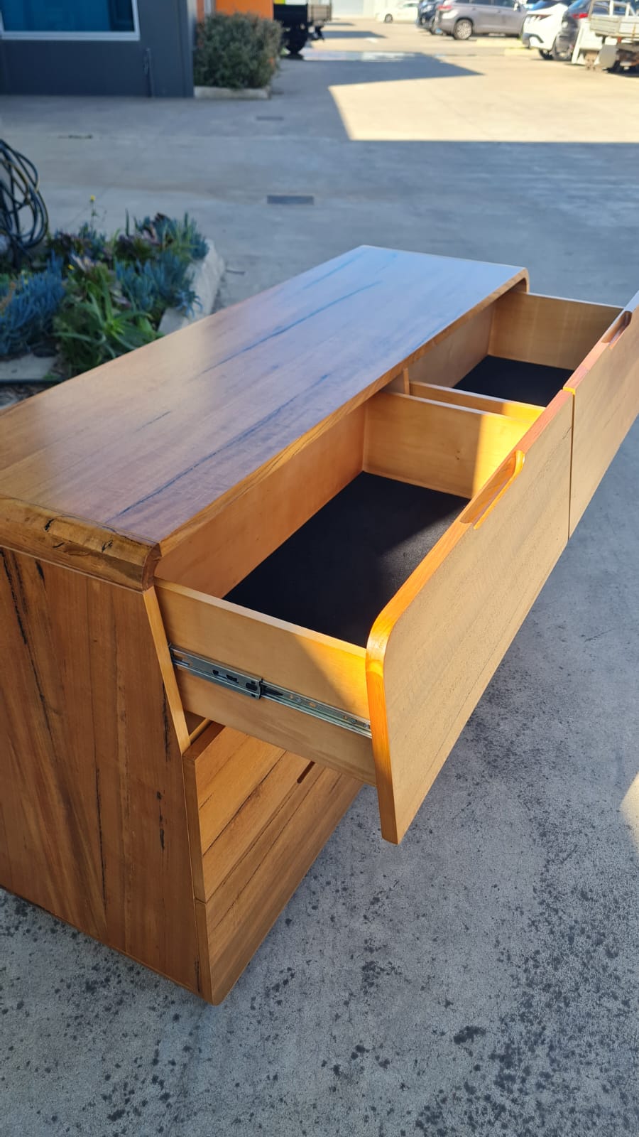 Marri Timber 6 Drawer Dresser