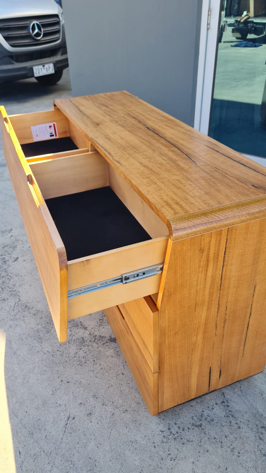 Marri Timber 6 Drawer Dresser