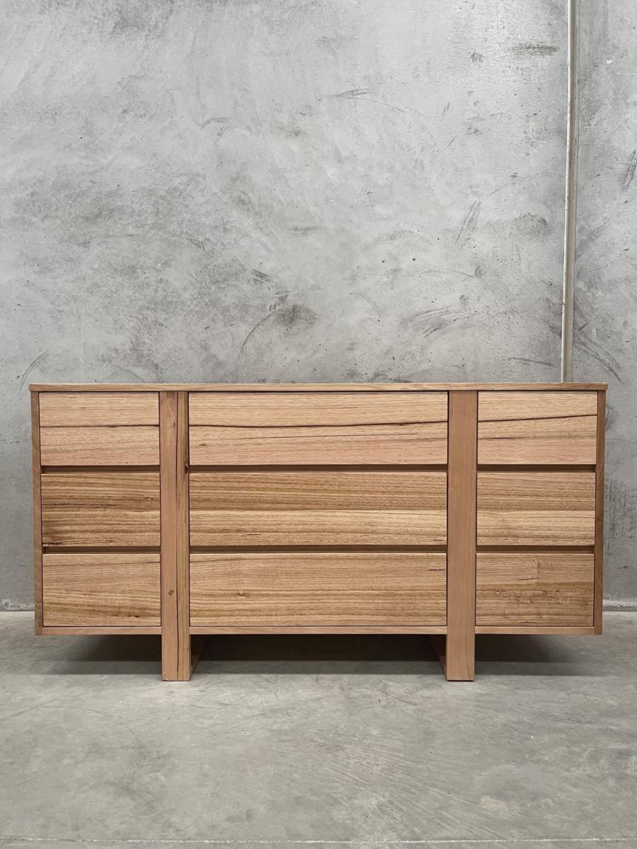 Tasmanian Oak 9 Drawer Dresser