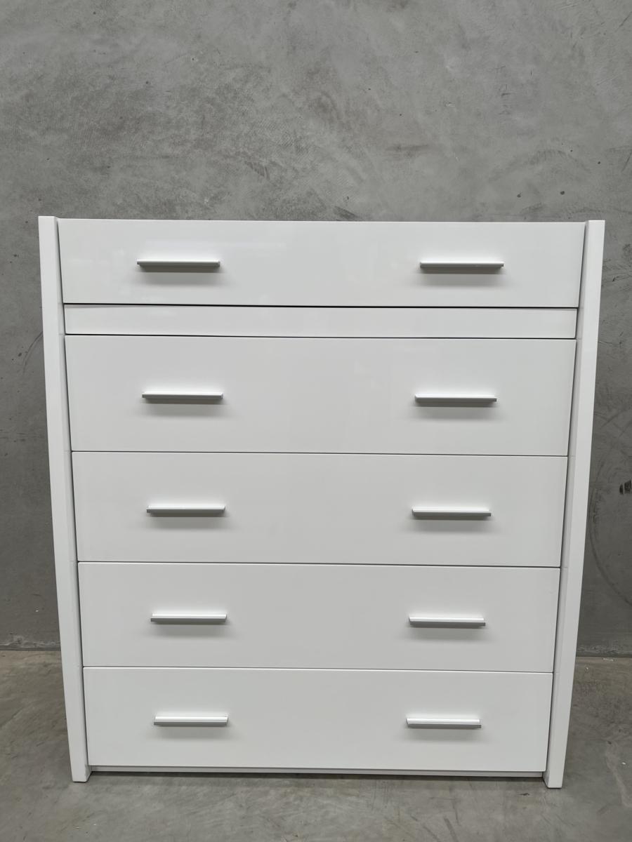 White Gloss Jewellery Tallboy