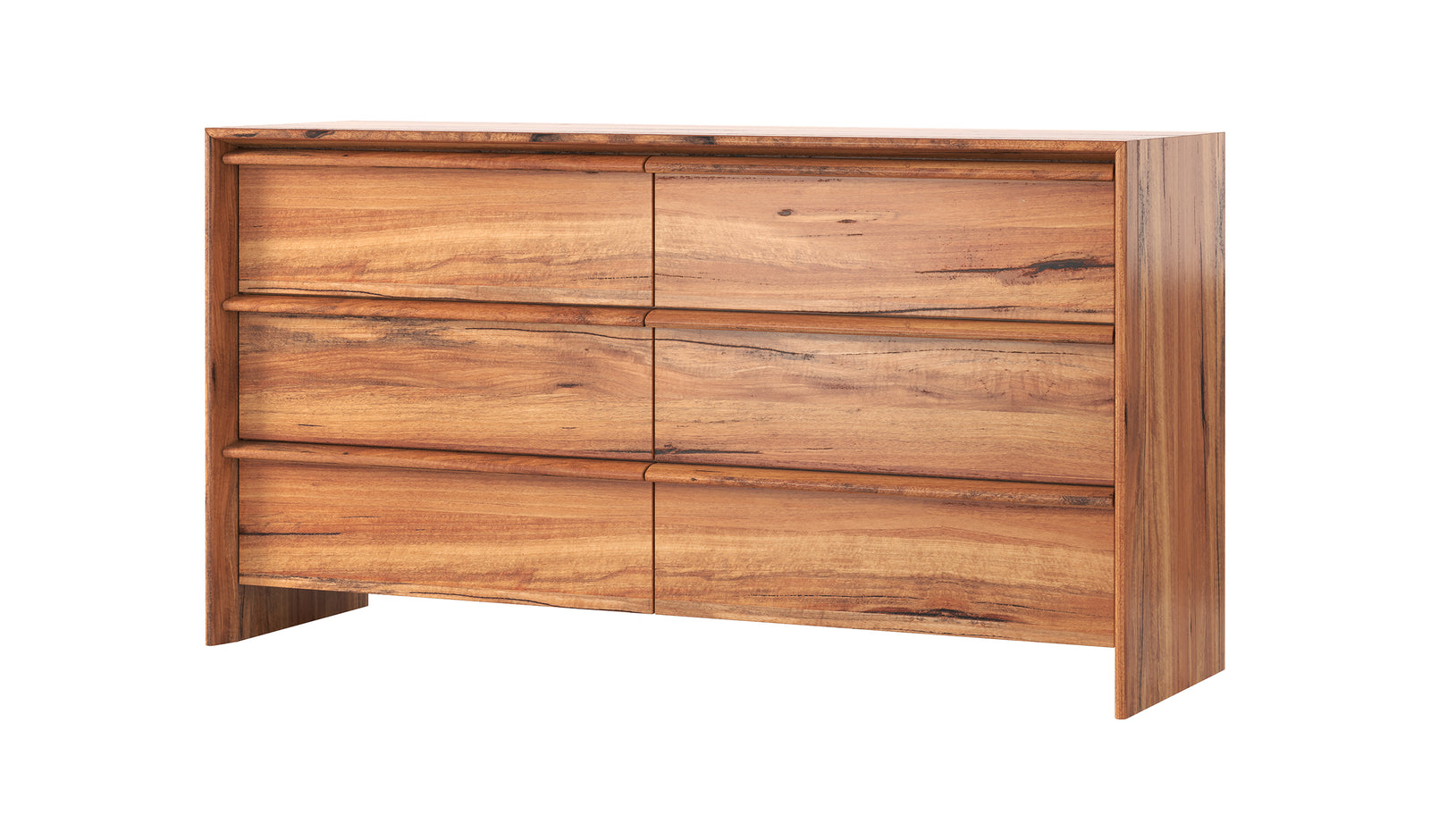 Marri Crest Dresser - Marri Natural - clearance furniture