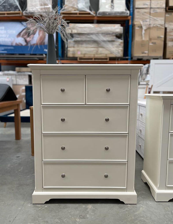 Blanc 5-Drawer Tallboy