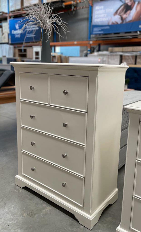 Blanc 5-Drawer Tallboy