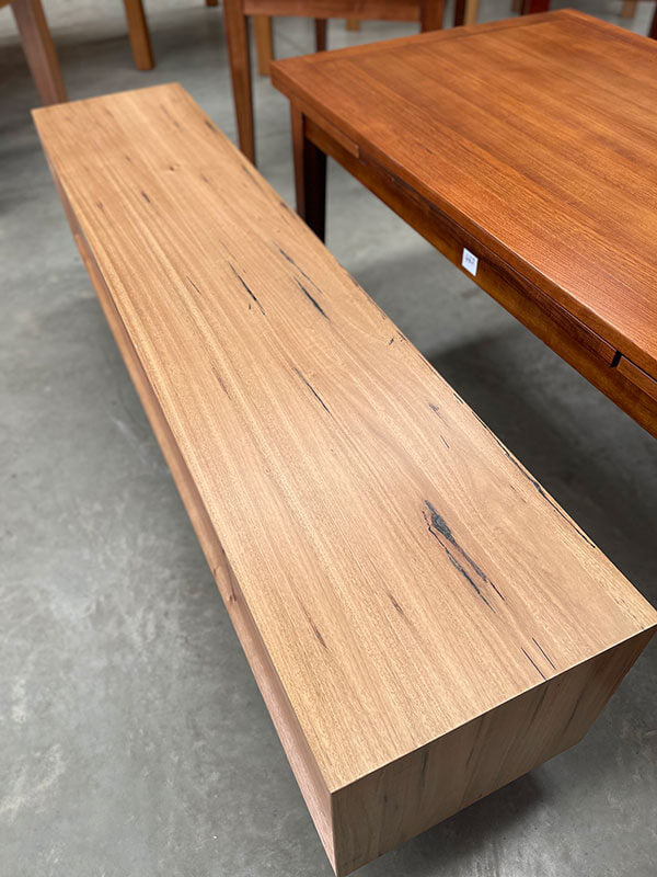 Solid Tasmanian Oak Entertainment Unit 2100mm