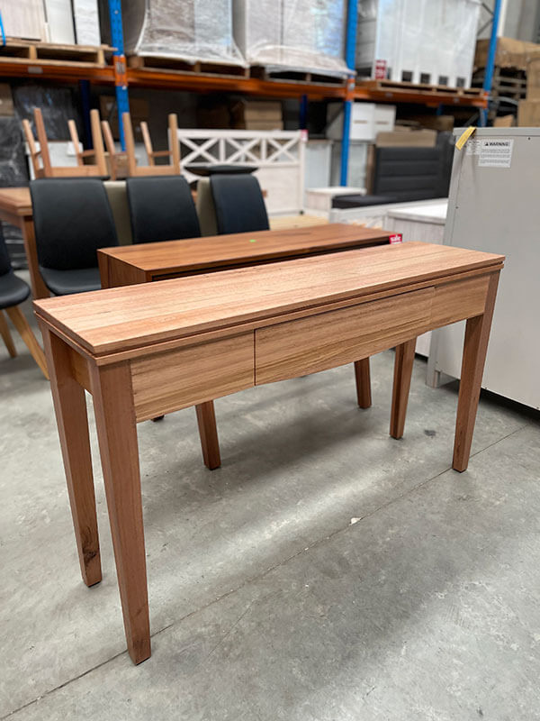 Solid Tasmanian Oak 1 Drawer Hall Table