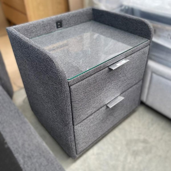 Luxe King Gas-Lift Bed w/ USB Bedside Tables & Tallboy Package