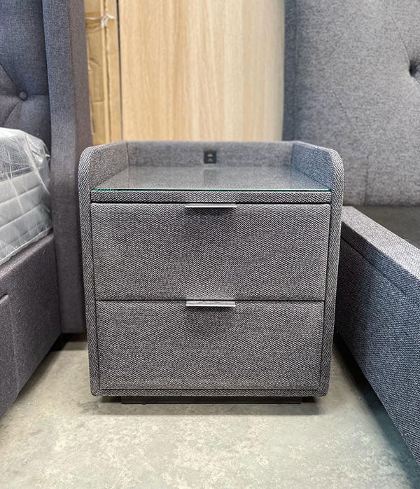 USB/Wireless 2-Drawer Bedside Tables (Set)