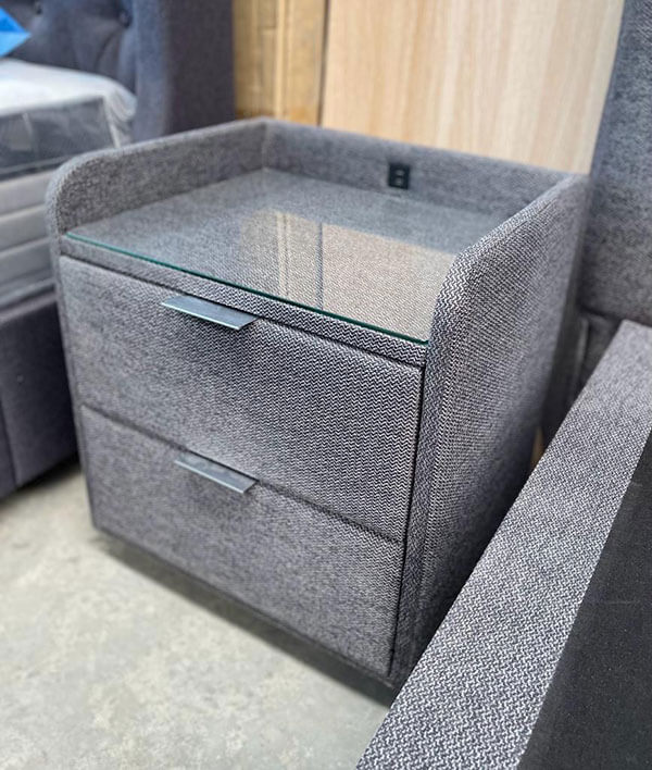 USB/Wireless 2-Drawer Bedside Tables (Set)