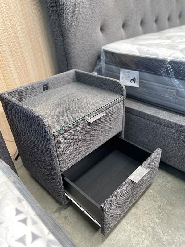 USB/Wireless 2-Drawer Bedside Tables (Set)