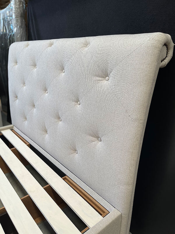 Queen 4 Drawer Scrolled Storage Bed