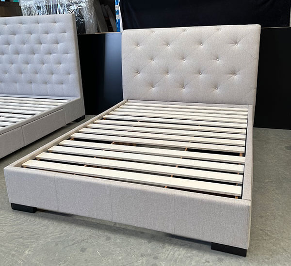 Queen 4 Drawer Scrolled Storage Bed