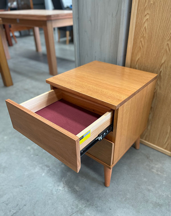 Linden Tasmanian Oak 2-Drawer Bedside