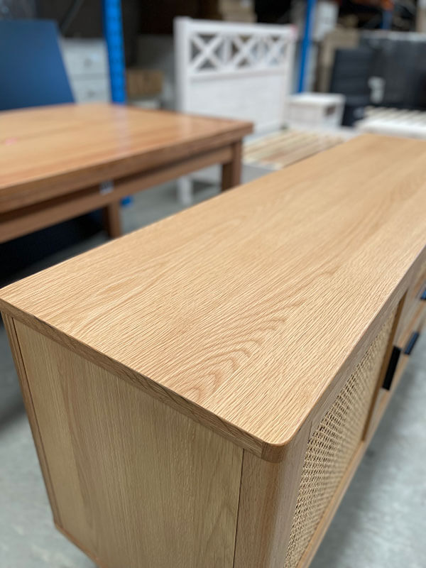 Rattan 3 Drawer 2 Door Buffet