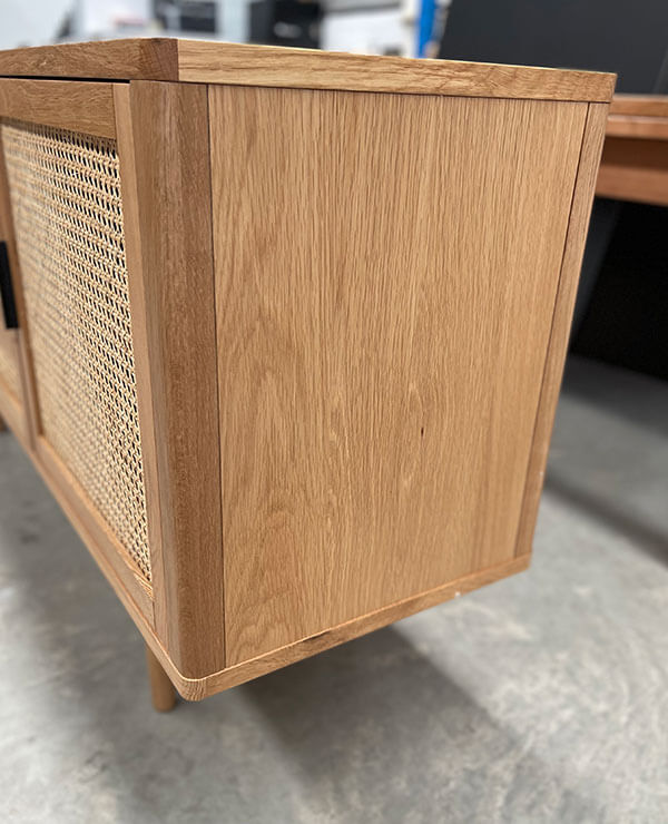 Rattan 3 Drawer 2 Door Buffet