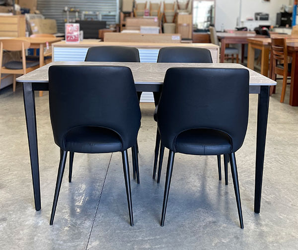 Dining Table & Chairs (x 4) Set