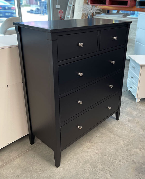 Nero 5 Drawer Tallboy