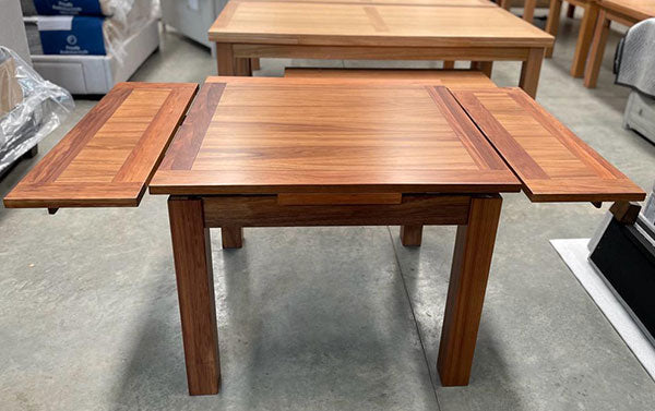 Tasmanian Blackwood 1m/1.6m Extension Dining Table