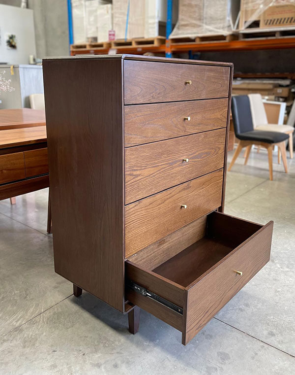 Walnut Grove 5-Drawer Tallboy