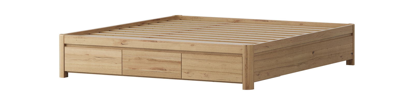 Stockman King Base With Drawers - Messmate - clearance furniture