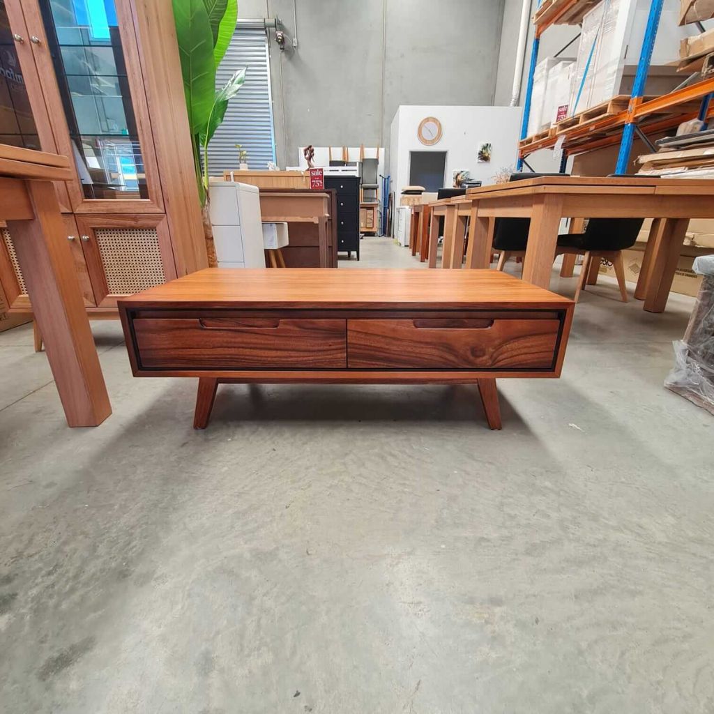 Tasmanian Blackwood 2-Drawer Coffee Table