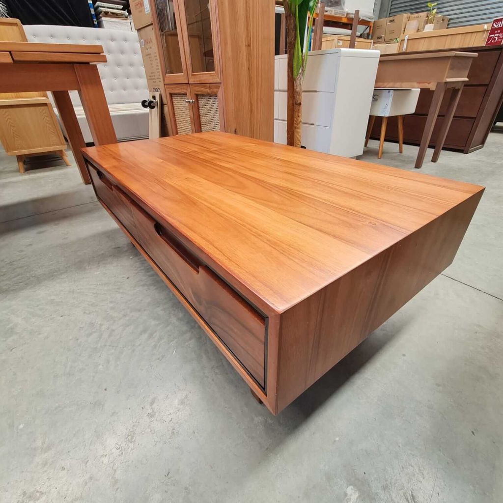 Tasmanian Blackwood 2-Drawer Coffee Table