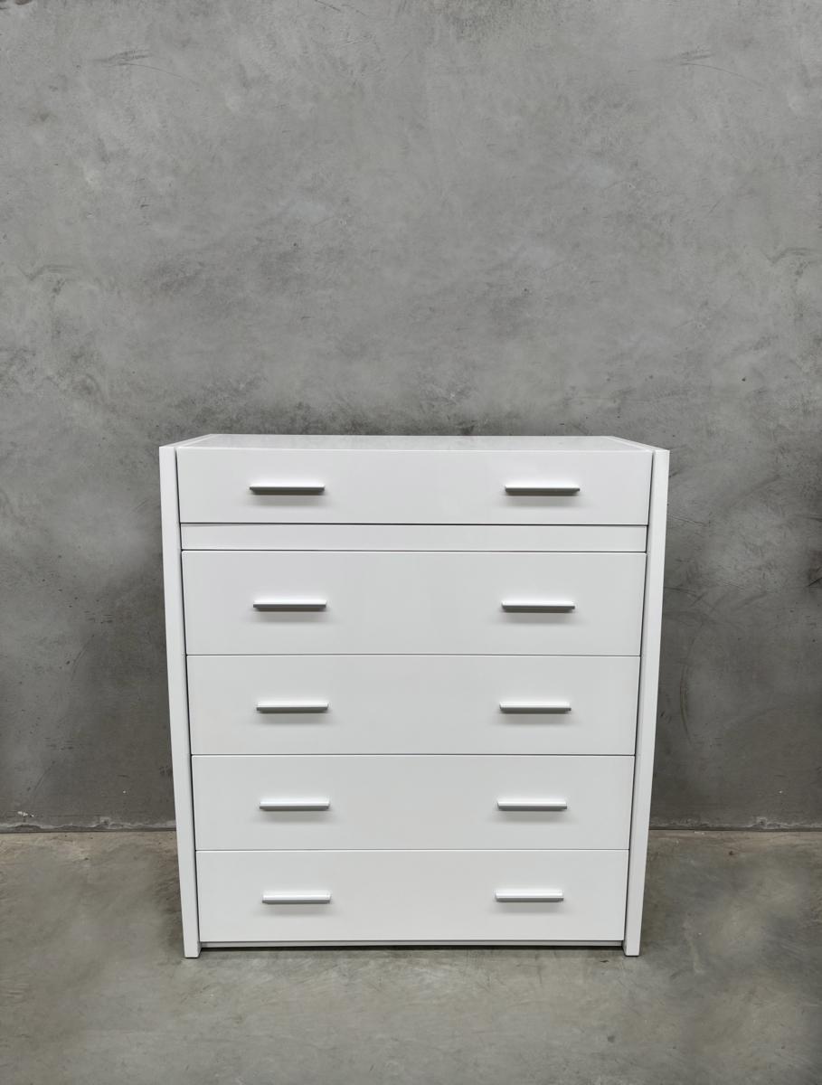 White Gloss Jewellery Tallboy