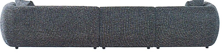 Hillside Corner Lounge - Dark Grey - back