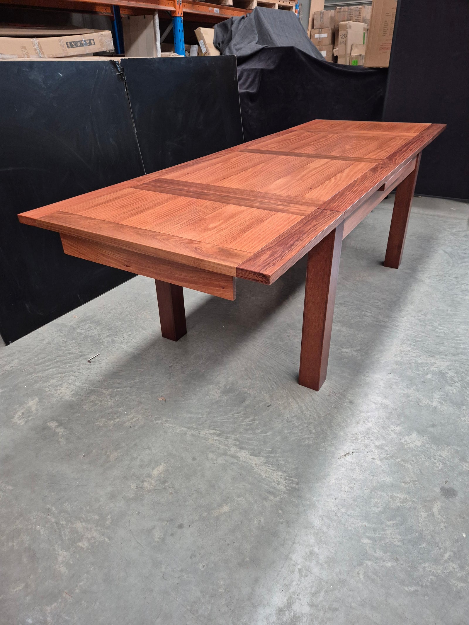 Extended Australian Blackwood Dining Table 1.5m - 2.5m