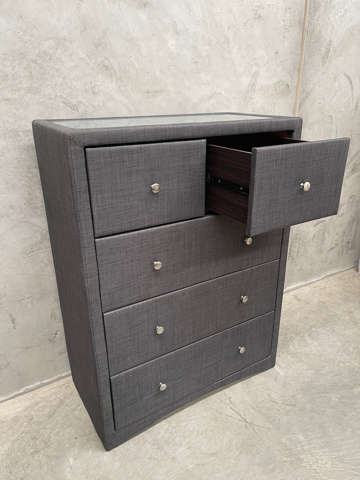 Ashton Slate 5-Drawer Tallboy