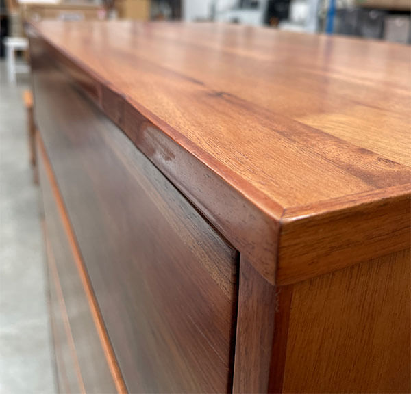 Tasmanian Blackwood 5 Drawer Tallboy