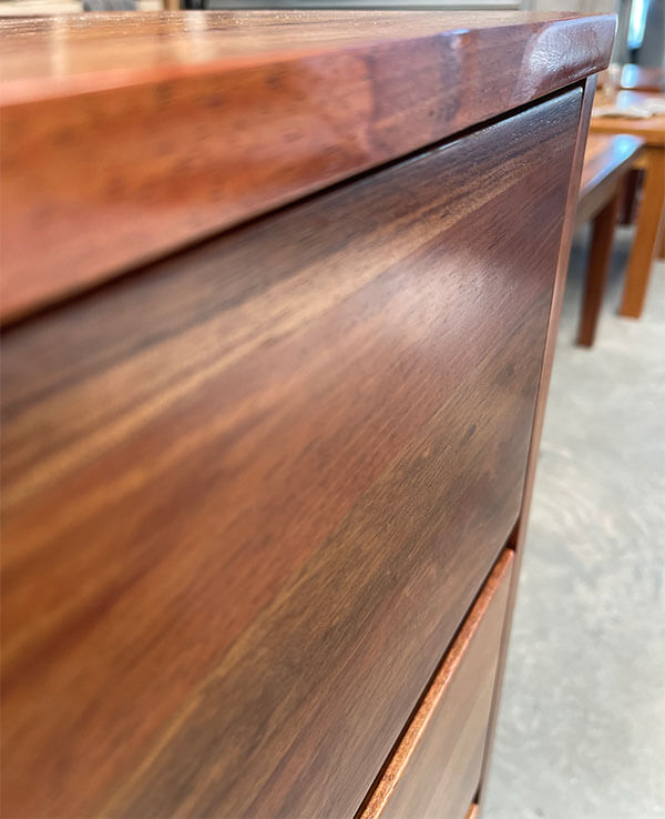 Tasmanian Blackwood 5 Drawer Tallboy