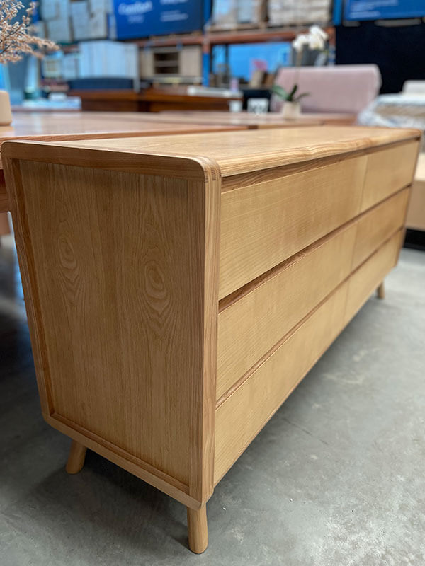 Nordic 6-Drawer Dresser