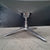 Modern Swivel Lounge Chair – Charcoal Grey Upholstery with Chrome Base