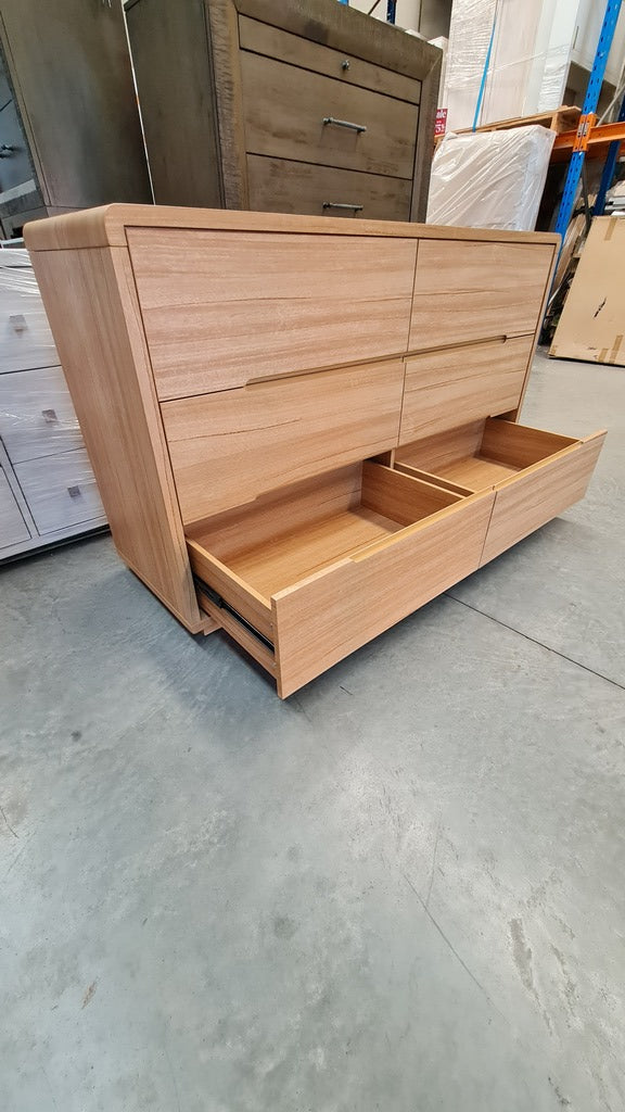 Arcadia Ash Scandi 6 Drawer Dresser