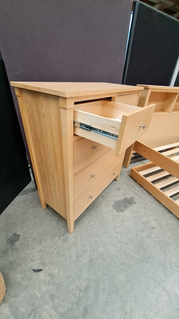 Ash Timber 4 piece King Single Bed Package