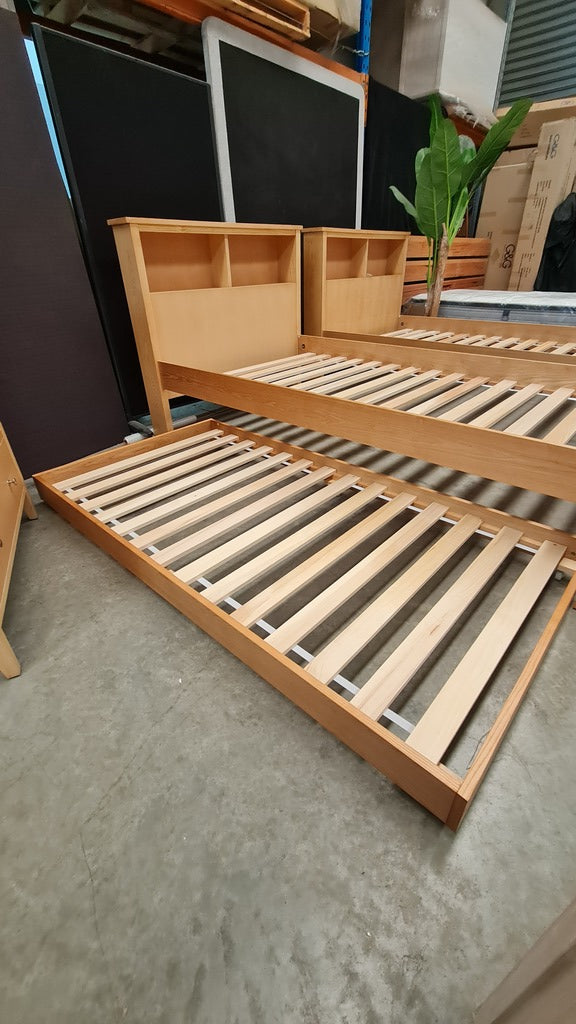 Ash Timber 4 piece King Single Bed Package