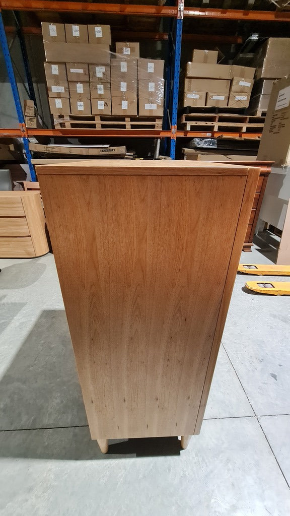 LIGHT OAK SCANDI TALLBOY