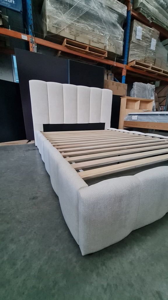 Contemporary Quilted Queen Bed