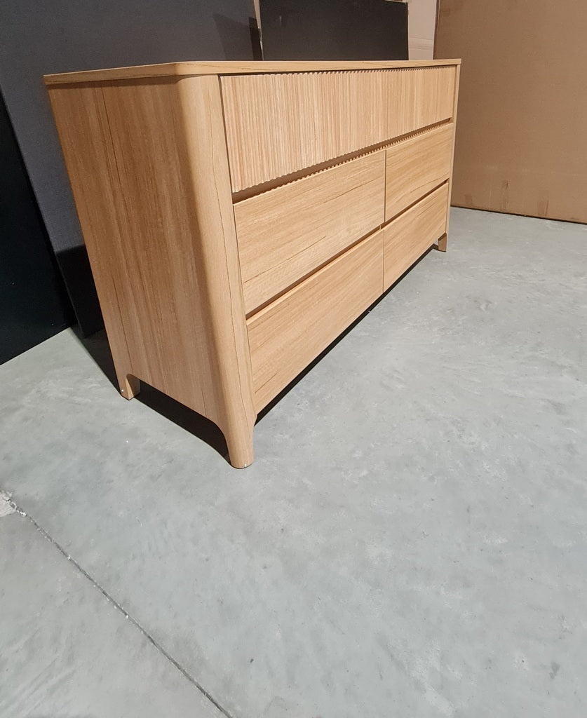 Natural 6 Drawer Dresser - Scandi / Contemporary