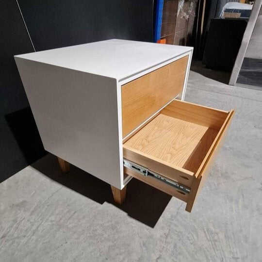 Belmont 2-Drawer Bedside Table