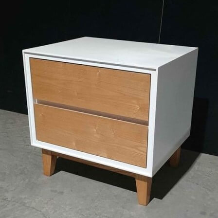 Belmont 2-Drawer Bedside Table