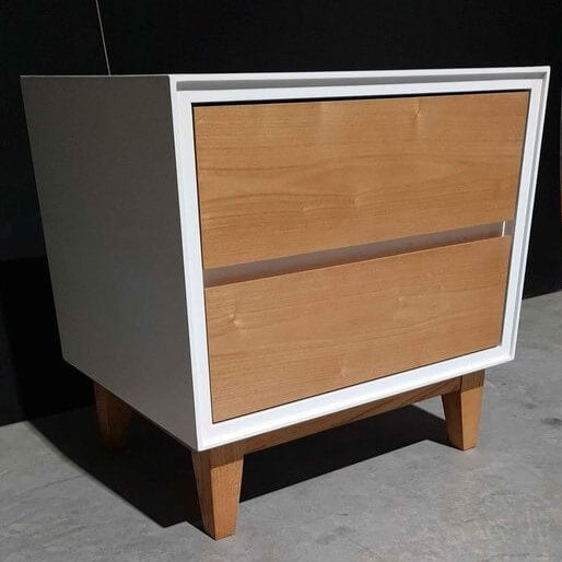 Belmont 2-Drawer Bedside Table